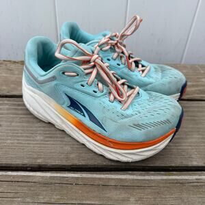 Altra Womens 6 Via Olympus Max Cushion Zero Drop Running Shoes AL0A82CR444 Blue